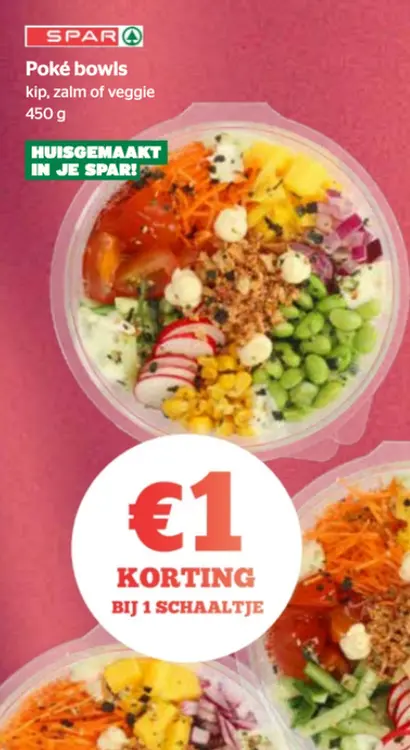 Promotie: Poké bowls