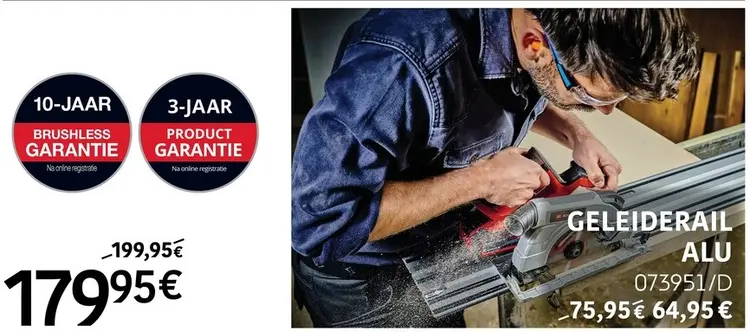 Promotie: Geleiderail alu