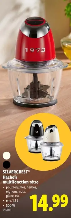 Offre: Hachoir multifonction rétro
