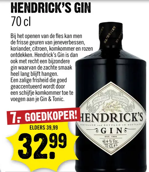 Aanbieding: Hendrick's Gin