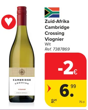 Promotie: Cambridge Crossing Viognier