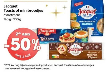 Aanbieding: Jacquet Toasts of minibroodjes