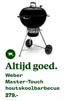 Aanbieding: Master-Touch houtskoolbarbecue