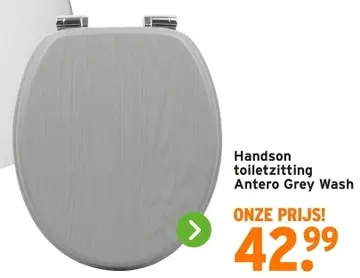 Aanbieding: Handson toiletzitting Antero Grey Wash