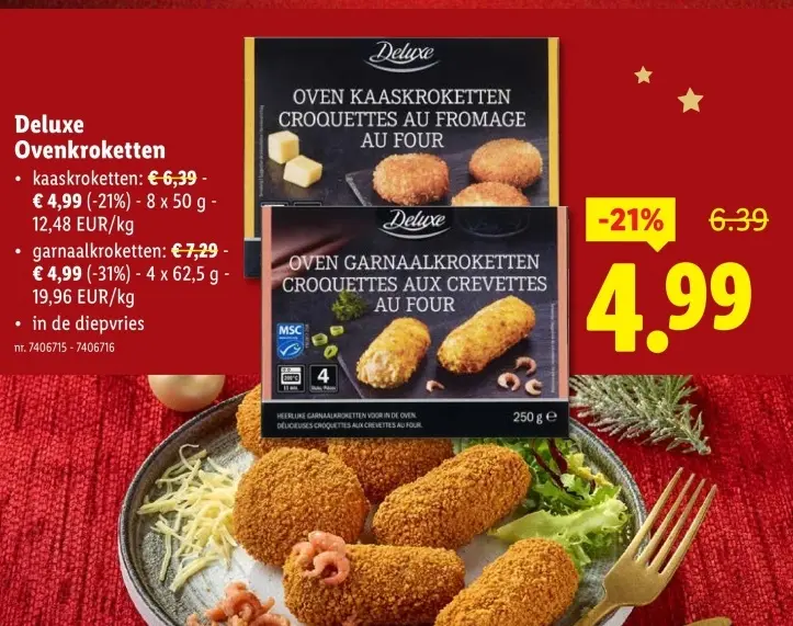 Promotie: Ovenkroketten