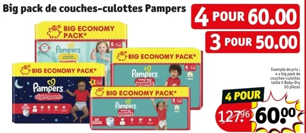 Offre: Big pack de couches-culottes