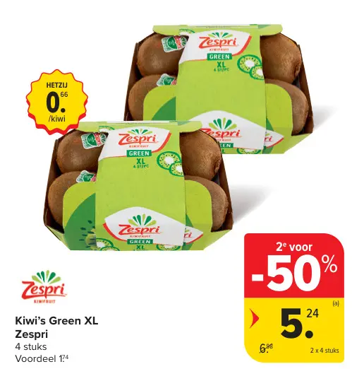 Promotie: Kiwi's Green XL