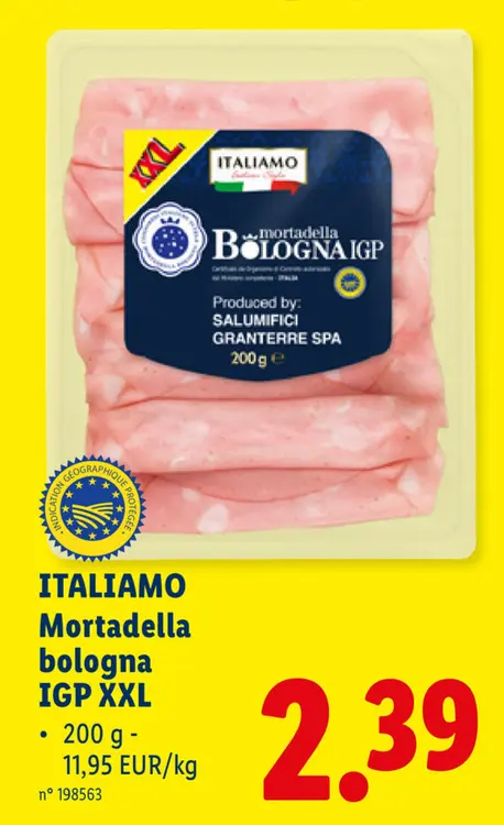 Offre: Mortadella bologna IGP XXL
