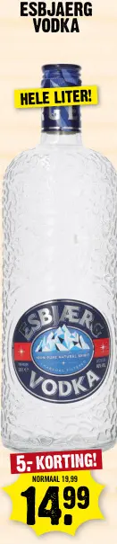 Aanbieding: Esbjaerg vodka