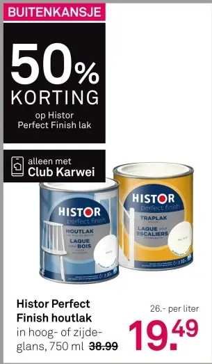 Aanbieding: Perfect Finish houtlak