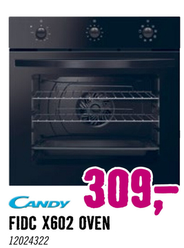 Aanbieding: CANDY Oven FIDC X602