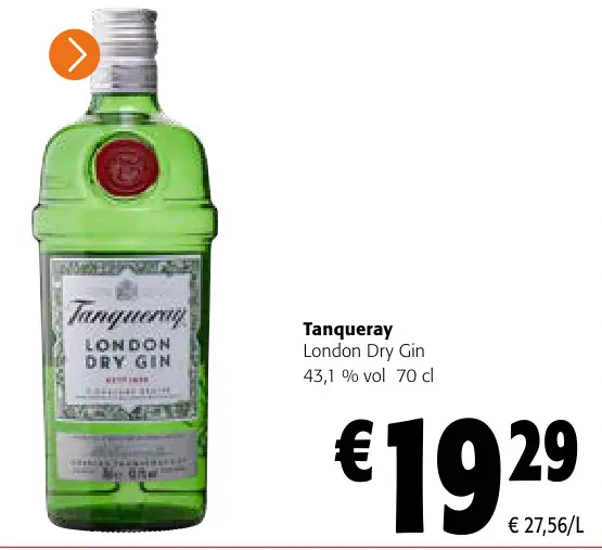 Promotie: Tanqueray London Dry Gin