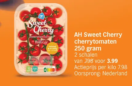 Promotie: Sweet Cherry cherrytomaten