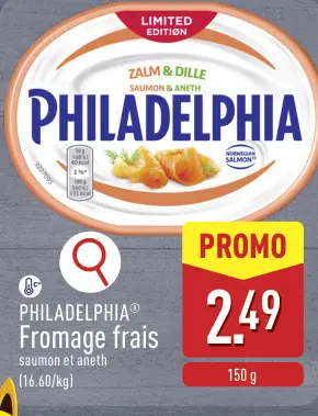 Offre: Fromage frais saumon et aneth