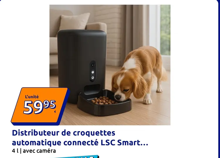 Offre: Distributeur de croquettes automatique connecté
