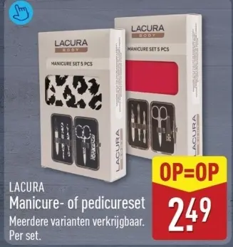 Aanbieding: Manicure- of pedicureset