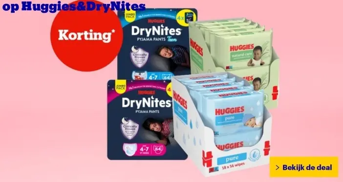 Aanbieding: Huggies & DryNites