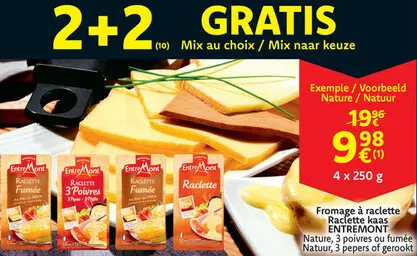 Offre: Fromage à raclette / Raclette kaas