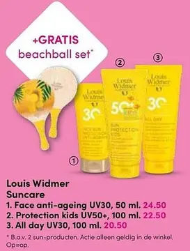 Aanbieding: Louis Widmer Suncare