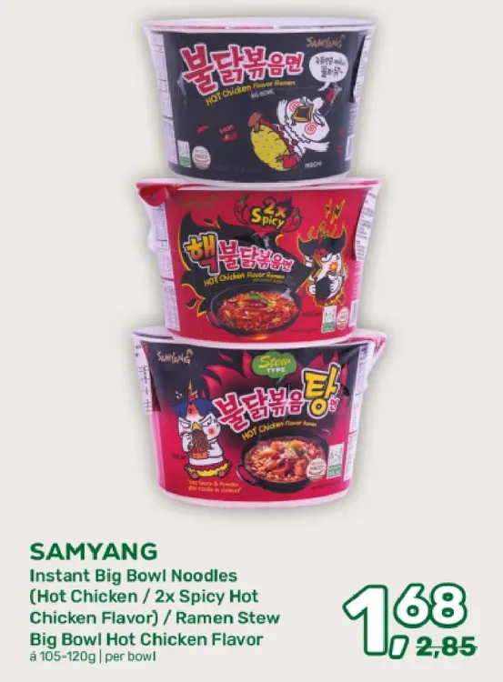 Aanbieding: Instant Big Bowl Noodles
