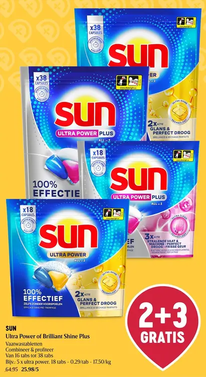 Promotie: Sun Ultra Power of Brilliant Shine Plus