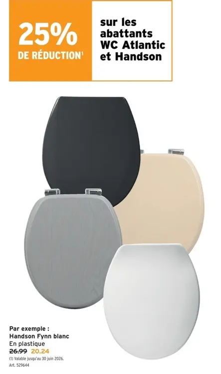 Offre: WC Atlantic et Handson