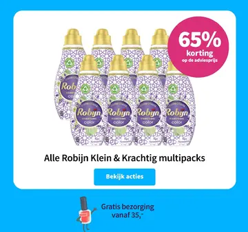 Aanbieding: Robijn Klein & Krachtig multipacks