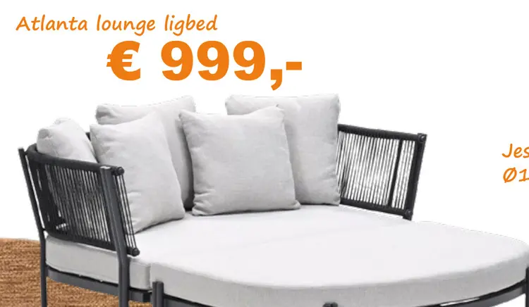Aanbieding: Atlanta lounge ligbed