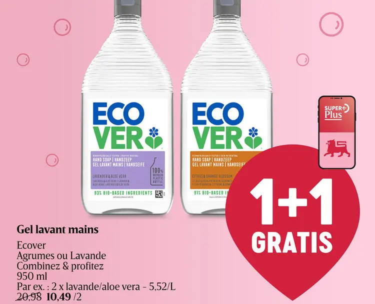 Offre: Gel lavant mains