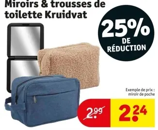 Offre: Miroirs & trousses de toilette