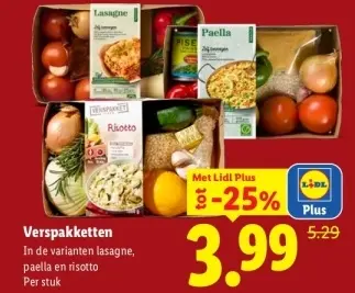 Aanbieding: Verspakketten