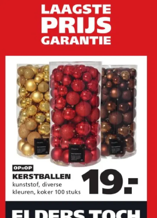 Aanbieding: Kerstballen