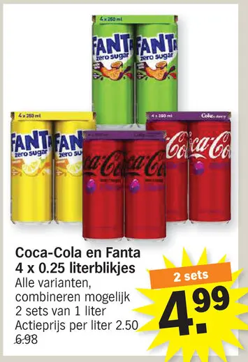 Promotie: Coca-Cola en Fanta