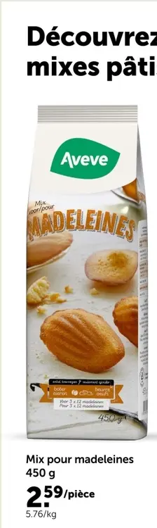 Offre: Mix pour madeleines
