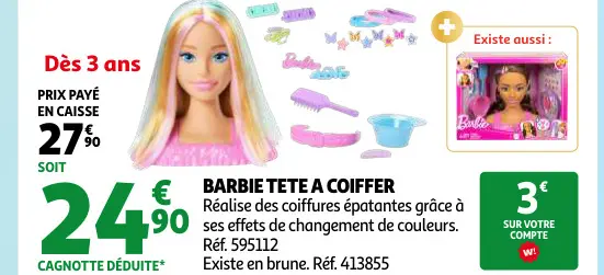 Offre: Tete a coiffer