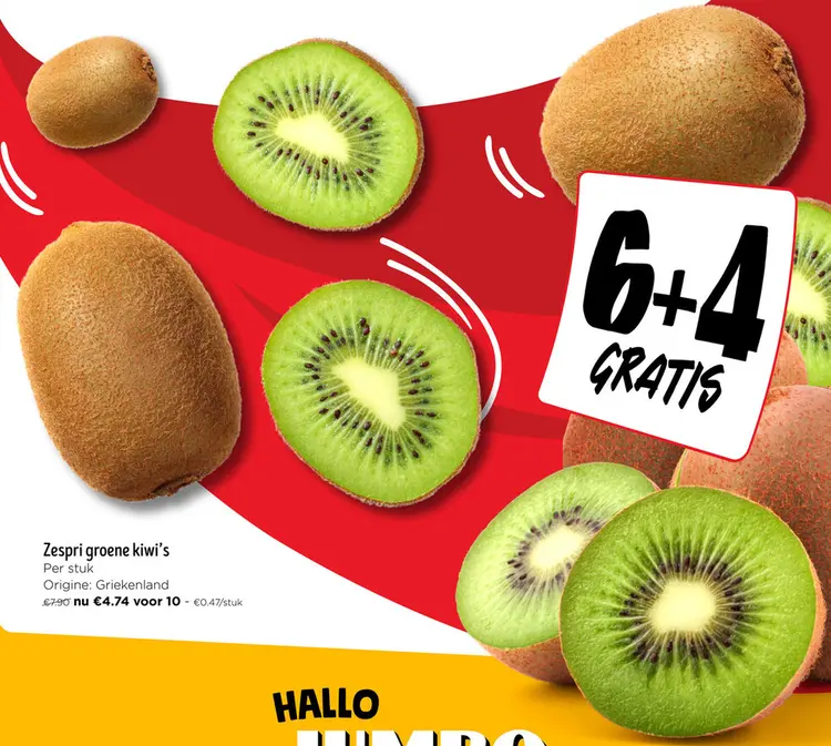 Promotie: Groene kiwi's