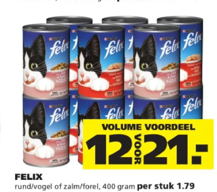 Aanbieding: rund/vogel of zalm/forel