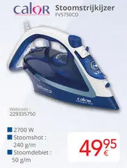 Promotie: Stoomstrijkijzer