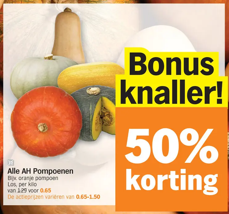 Aanbieding: Pompoenen