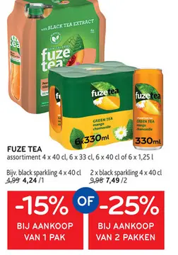 Aanbieding: FUZE TEA assortiment