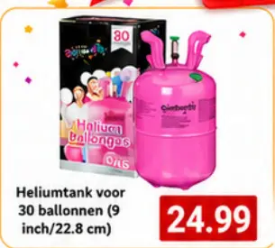Promotie: Heliumtank