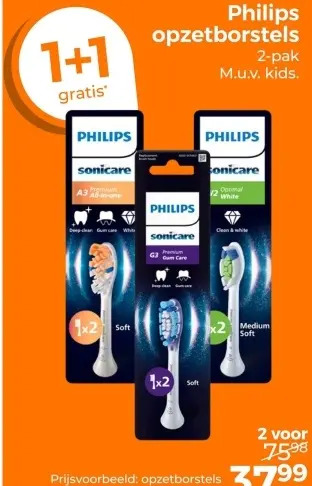 Aanbieding: Philips opzetborstels