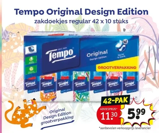 Aanbieding: Tempo Original Design Edition