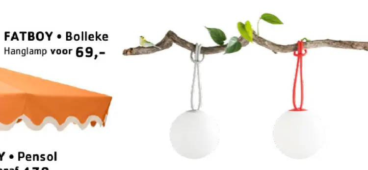 Promotie: FATBOY Bolleke Hanglamp