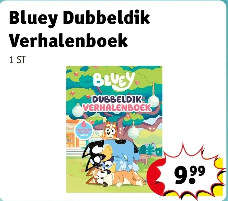 Aanbieding: Bluey Dubbeldik Verhalenboek