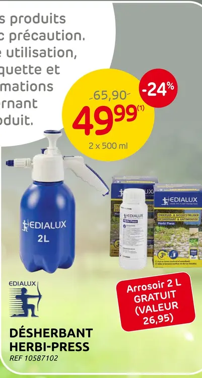 Offre: Désherbant herbi-press