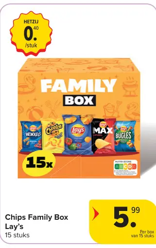 Promotie: Chips Family Box