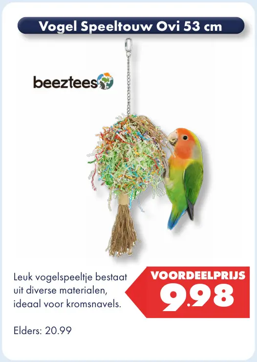 Aanbieding: Vogel Speeltouw Ovi