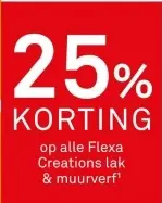Aanbieding: Flexa Creations lak & muurverf
