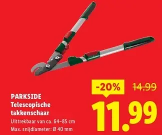 Aanbieding: Telescopische takkenschaar